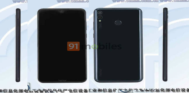 टीयर ड्रॉप नॉच के साथ टेना पर लिस्ट हुआ आॅनर का नया फोन,