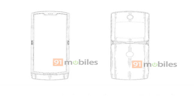 Motorola RAZR 2019 foldable phone’s likely design revealed in patent filing