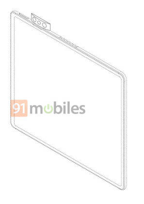 oppo foldable phone patent pop up camera triple sensor in hindi