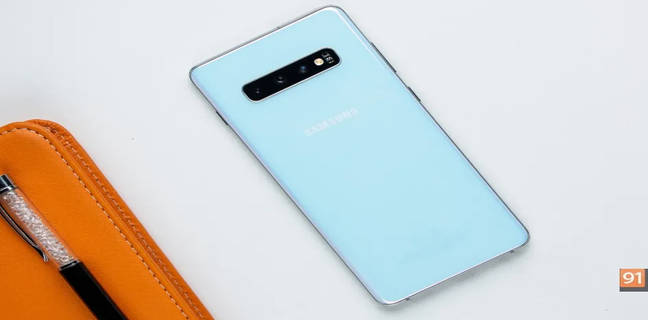 Samsung Galaxy S10 Lite fcc listing snapdragon 855 45w 4500mah battery