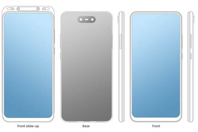 asus dual slider phone patent