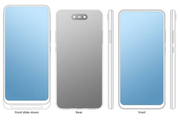 asus dual slider phone patent