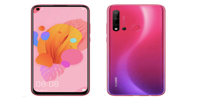 Huawei Nova 5i with quad rear camera 8gb ram punch hole display tenaa leaked