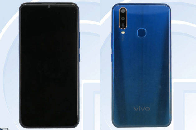 Vivo V1928A listed on tenna triple rear camera 4880mah battery