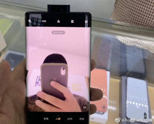 Vivo NEX 3 real image leaked waterfall display dual pop up camera