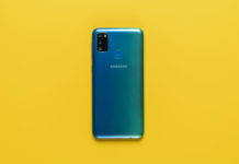 Exclusive: Samsung Galaxy M21 में होगी Galaxy M30s जैसी स्पेसिफिकेशन्स Samsung Galaxy M21 teaser poster leak design revealed 6000mah battery 16 march launch date