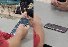 OnePlus 8 real photo image leaked front back panel dual punch hole rear camera 3 5mm audio jack