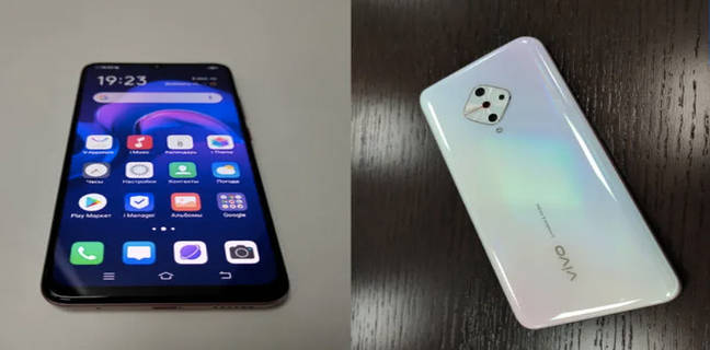 Vivo V17 real photo in music video revealed front and back design