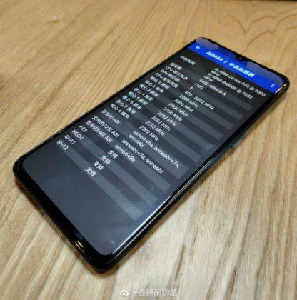OPPO Reno 3 real images leaked waterdrop notch 8gb ram launch date 26 december