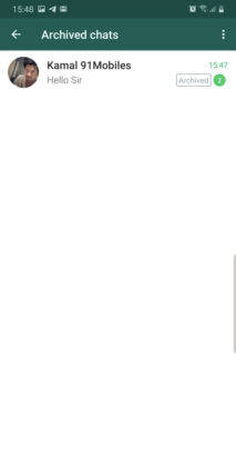 whatsapp tips and tricks how to hide personal message archive chat