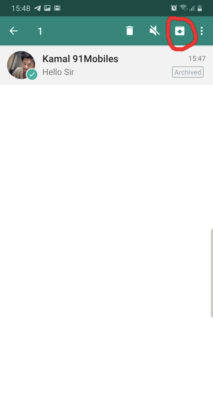 whatsapp tips and tricks how to hide personal message archive chat