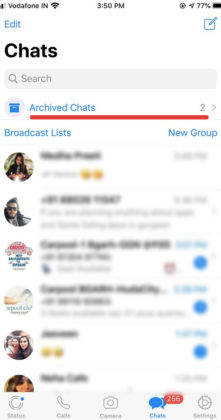 whatsapp tips and tricks how to hide personal message archive chat