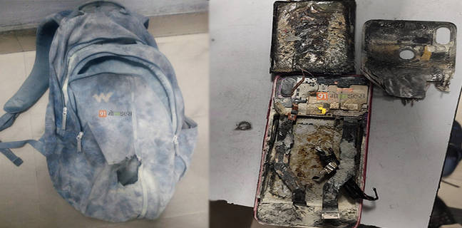 Redmi Note 7 Pro fire blast in gurugram Xiaomi gave new phone and bag to user to dismiss the case
