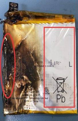 Realme XT caught fire in india while man sleeping