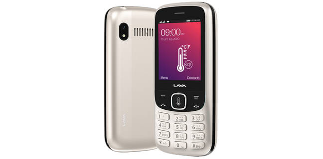 Lava Pulse 1 feature phone launched with temperature measuring price Rs 1999