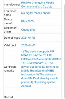 Realme 8i 5G Phone Leaked Specs Price india launch soon