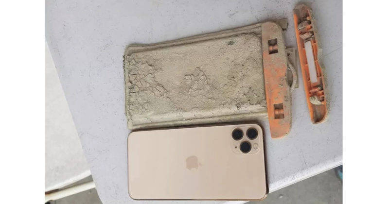 taiwan man found lost apple iphone 11 pro max from dried sun moon lake after one year