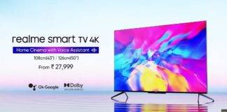 Realme Smart TV 4K डिस्प्ले के साथ दो 43-इंच और 50-इंच मॉडल लॉन्च, जानें कीमत और स्पेसिफिकेशन्स
