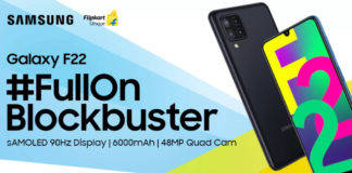 Samsung Galaxy F22 भारत में इस दिन होगा लॉन्च, Flipkart लिस्टिंग से स्पेसिफिकेशन और डिजाइन से उठा पर्दा Galaxy F22 India Launch
