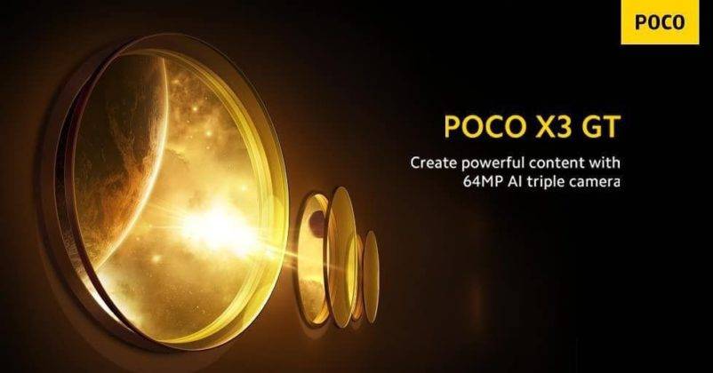 POCO X3 GT Specs Revealed before Launch 26 july