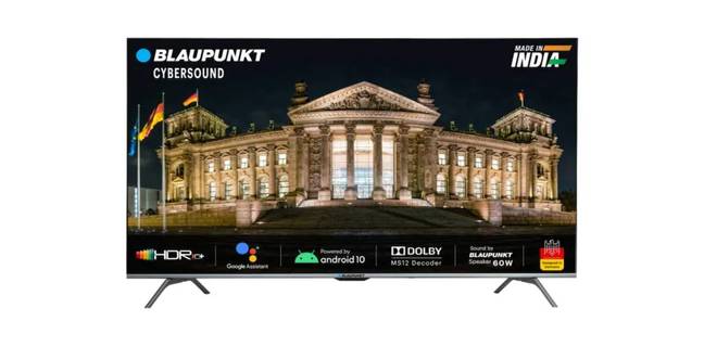 Blaupunkt ने भारत में लॉन्च किया 50 इंच 4K स्मार्ट टीवी, कम कीमत में मिलेंगे जबरदस्त फीचर blaupunkt 50 inch cybersound 4k android tv