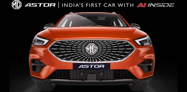 MG Motor ने अपकमिंग ASTOR से उठाया पर्दा, एडवांस AI टेक्नोलॉजी से लैस SUV का Creta और Seltos से होगा मुकाबला
