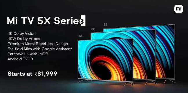 Xiaomi ने भारत में लॉन्च की दमदार Mi TV 5X स्मार्ट टीवी लाइनअप, जानें क़ीमत और फीचर्स Xiaomi Mi TV 5x