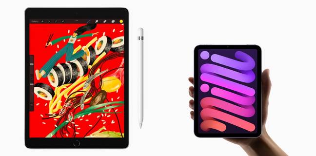 Apple iPad and iPad Mini (2021)