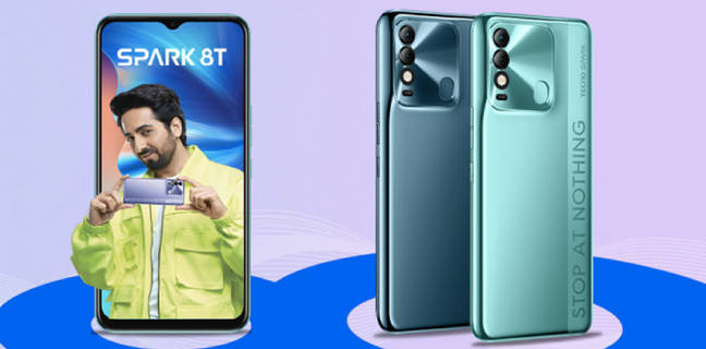 50MP Camera के साथ सिर्फ 8,999 रुपये में लॉन्च हुआ Tecno Spark 8T, सिंगल चार्ज में 38 दिनों तक चलेगी बैटरी 50mp camera phone Tecno Spark 8T Launched in India Specs Price sale offer