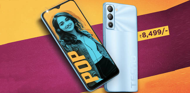 8,499 रुपये में लॉन्च हुआ 6,000mAh battery वाला यह सस्ता मोबाइल फोन, देखें खूबियां Tecno POP 5 Pro launched in India at rs 8499 Price full Specs sale Offer