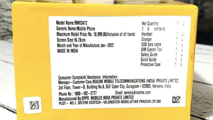 Realme 9 Pro Plus 5G phone India Price revealed before 16 february Launch