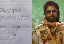 pushpa fever board exams wbbse 10th student writes pushpa raj apun likhega nahi