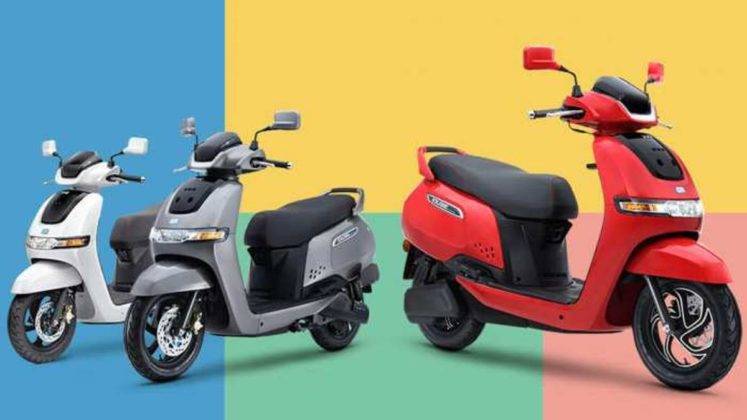 TVS iQube 2022 Electric Scooter Launched 140KM Range Price Booking Details