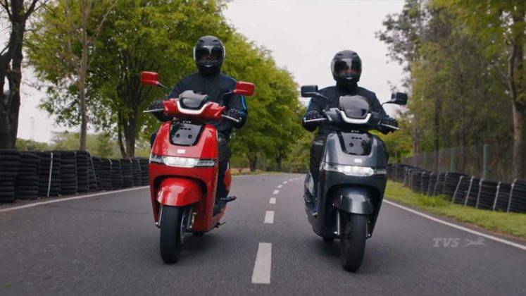 TVS iQube 2022 Electric Scooter Launched 140KM Range Price Booking Details