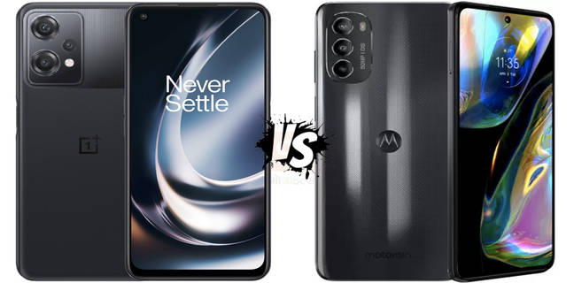 Motorola Moto G82 5G vs OnePlus Nord CE 2 Lite 5G Specs Feature Price Sale offer