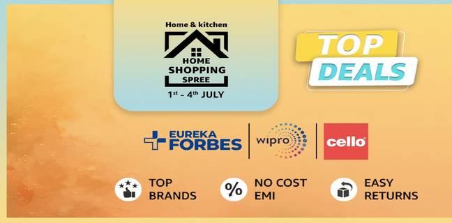 Amazon पर शुरू हुई Home Shopping Spree सेल, होम और किचन एप्लांसेज पर मिलेंगे ढेरों ऑफर्स Amazon India
