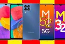 Samsung Galaxy M53, M52, M33 और M13 पर मिल रही है बहुत बड़ी छूट, यहां देखे पूरा ऑफर Samsung Galaxy M53, M52, M33 और M13 पर मिल रही है बहुत बड़ी छूट, यहां देखे पूरा ऑफर