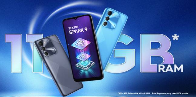 11GB रैम वाला सस्ता और दमदार फोन भारत में हुआ लॉन्च, जानें कीमत और खूबियां Tecno Smart 9