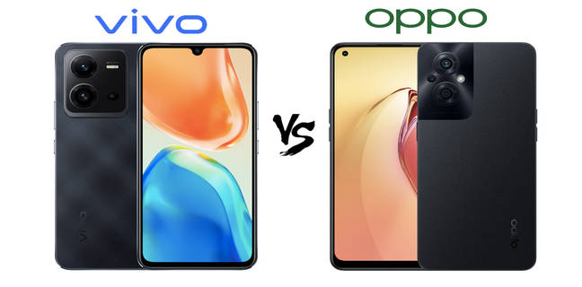 Vivo V25 5G vs OPPO F21s Pro 5G price specifications features comparison