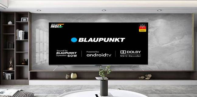 घर को ग्रैंड मूवी हॉल बनाने आया ये स्मार्ट टीवी, साइज 75 इंच blaupunkt 75 inch screen tv sale flipkart big billion days lowest price offers