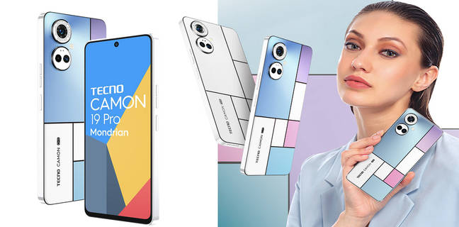 India first multi-colour changing smartphone CAMON 19 Pro Mondrian india price 17999 sale specifications