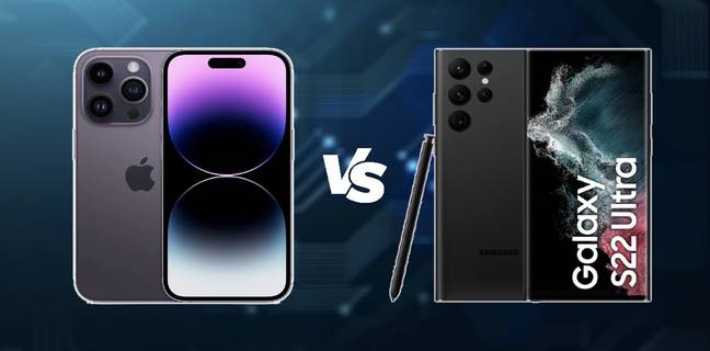 iPhone 14 Pro Max vs Galaxy S22 Ultra