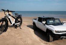 80km range electric cycle GMC HUMMER EV AWD launch price top speed