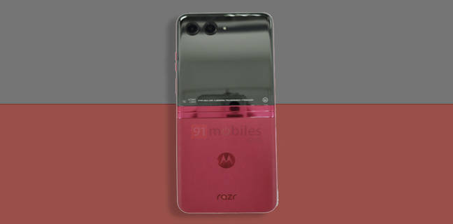 Moto Razr 3rd gen image leaked design revealed