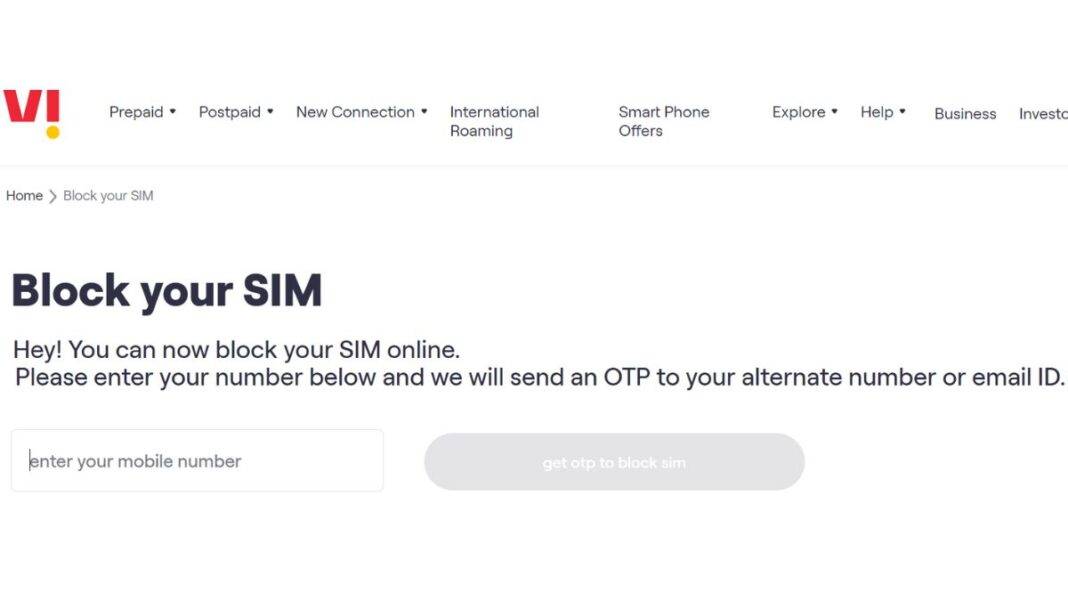 Vi Website Vi SIM को कैसे ब्लॉक करें (2025), आसान हैं ये तरीके