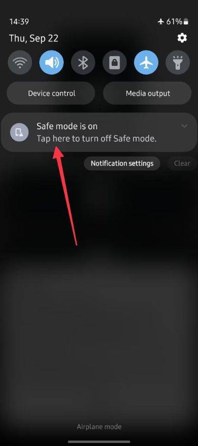 how to remove safe mode