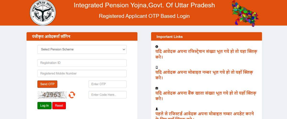 old age pension status check