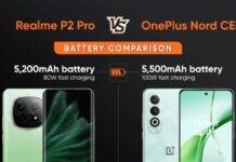 Realme P2 Pro vs OnePlus Nord CE4 battery comparison in hindi