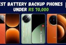 Best battery backup phones under Rs 70000
