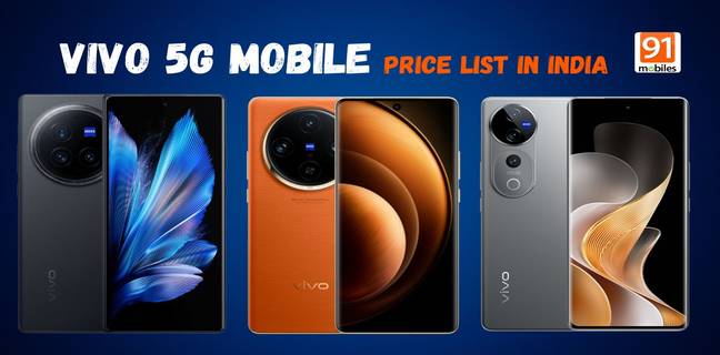 Vivo 5G Mobile Phones Price List